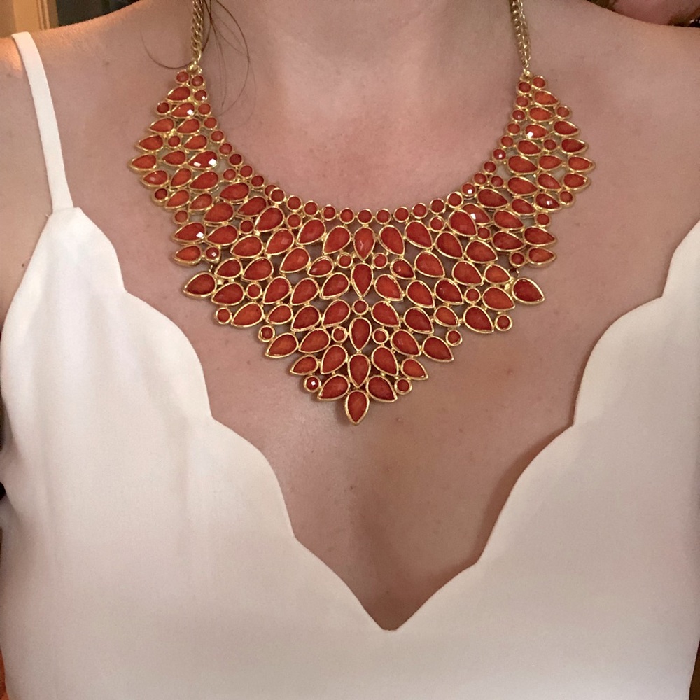 Amrita Singh Ruby Rosaline Statement Bib Necklace - image 5